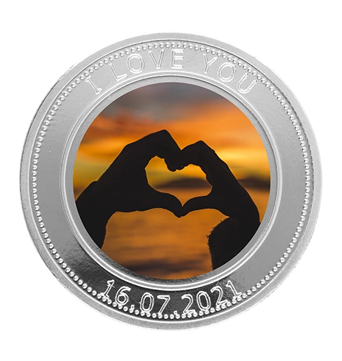 Printing love coin